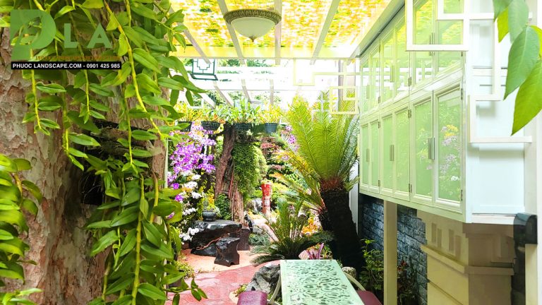 Một góc cảnh quan sân vườn