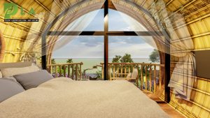 view phòng của Mạ homestay