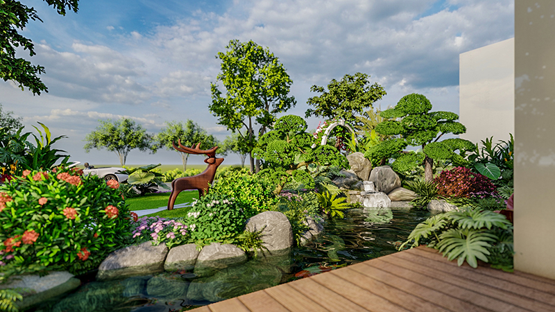 Thiết kế cảnh quan villa