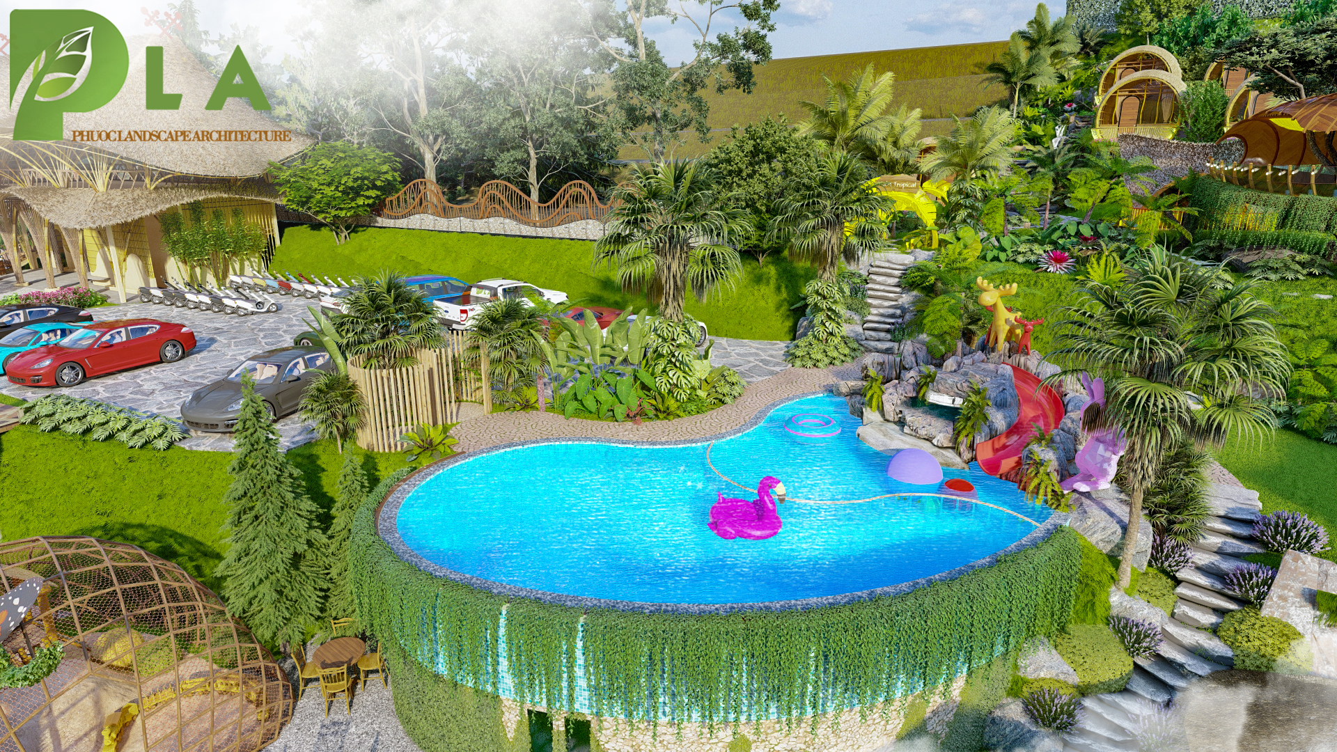Hồ bơi vô cực - Rossi homestay